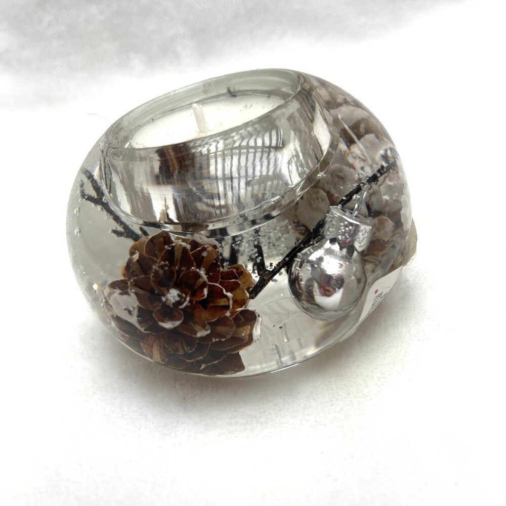 NWT Made in Germany Handemade Crystal Dreamlight "Winter Story" Candle Holder - Picture 10 of 12